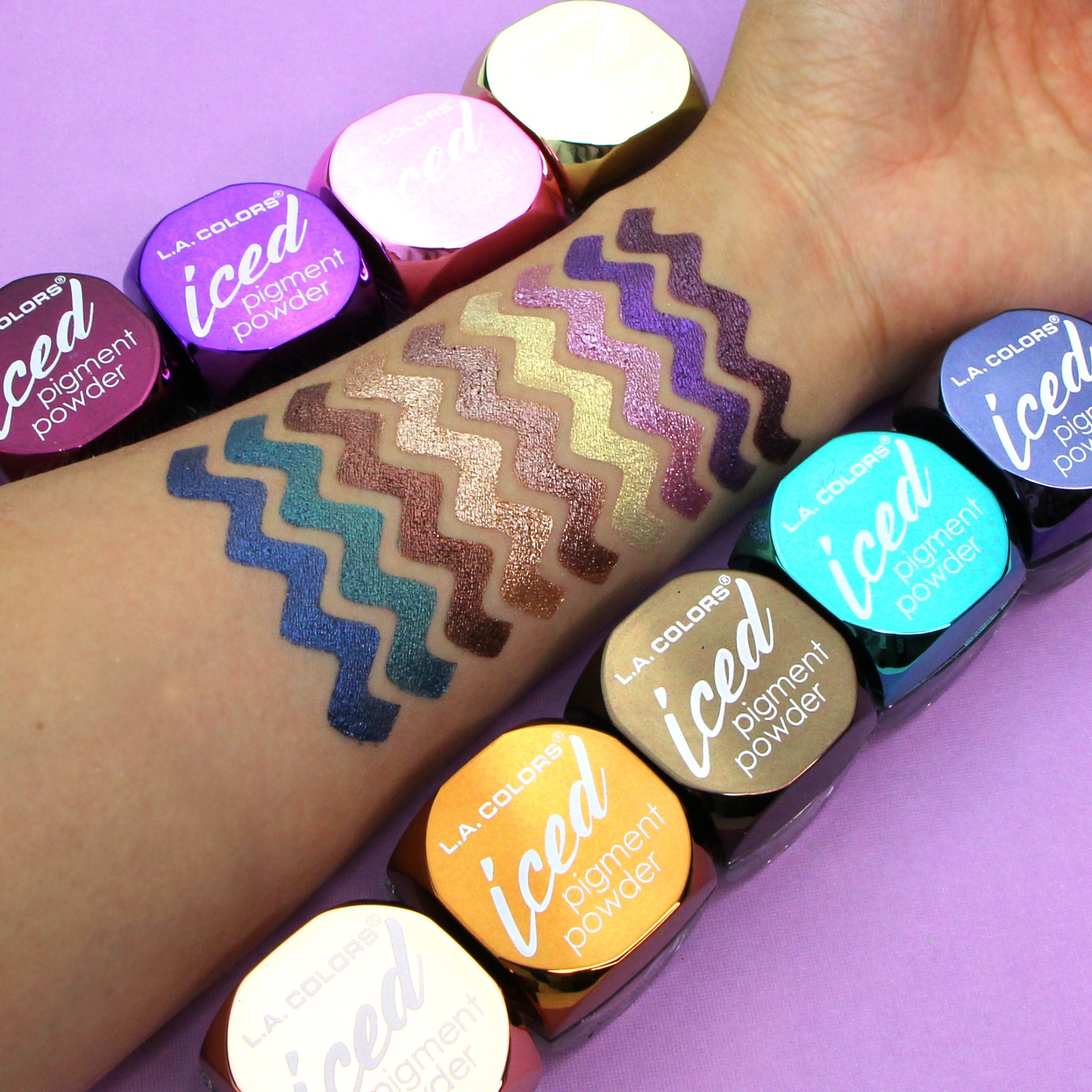 L.A. Colors Iced Pigment Powder - Glowing